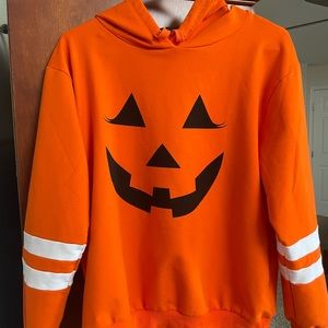 Halloween Hoodie size medium, Pumpkin